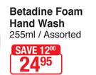 Betadine Foam Hand Wash Assorted-255ml