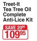 Treet It Tea Tree Oil Complete Anti Lice Kit