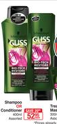 Schwarzkopf Gliss Shampoo Or Conditioner Assorted-400ml Each
