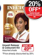 Inecto Unwait Relaxer & Colourant Kit