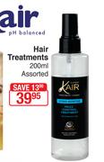 Kair Hair Treatments Assorted-200ml