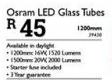 Osram LED Glass Tubes 1200mm