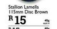 Stallion Lamella 115mm Disc Brown 40Kg