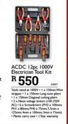 ACDC 12pc 1000V Electrician Tool Kit