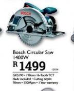 Bosch Circular Saw 1400W