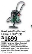 Bosch Wet/Dry Vacuum Cleaner 1200W-20Ltr