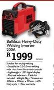  Bulldoza Heavy Duty Welding Inverter 200A