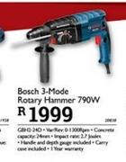Bosch 3 Mode Rotary Hammer 790W