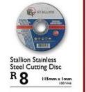 Stallion Stainless Steel Cutting Disc
