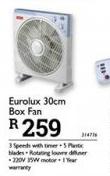 Eurolux 30cm Box Fan