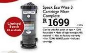 Speck Eco Wise 3 Cartridge Filter Complete