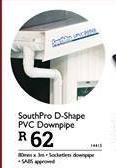 South Pro D-Shape PVC Downpipe