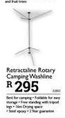 Retractaline Rotary Camping Washline