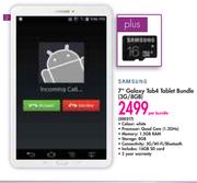 Samsung 7" Galaxy Tab 4 Tablet Bundle(3G/8GB)-Per Bundle