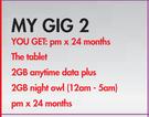 Lenovo 10.1" A10 Tablet Bundle(LTE/16GB)-On My Gig 2