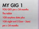 Nextbook 11.6" 2-In-1 Windows Tablet 3G/32GB-On My Gig 1