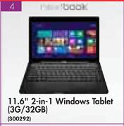 Nextbook 11.6" 2-In-1 Windows Tablet 3G/32GB-On My Gig 2