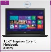 Dell 15.6" Inspiron Core i3 Notebook-My Gig 3