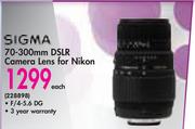 Sigma 70-300mm DSLR Camera Lens For Nikon-Each