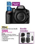 Nikon D3200 DSLR Twin Lens Bundle-Per Bundle
