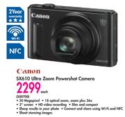 Canon SX610 Ultra Zoom Powershot Camera