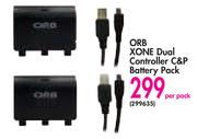 ORB Xbox One Dual Controller C&P Battery Pack-Per Pack