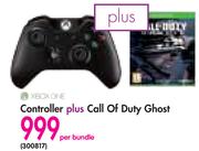 Xbox 360 Controller Plus Call Of Duty Ghost-Per Bundle
