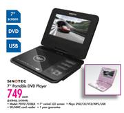 Sinotec 7" Portable DVD Player PDVD-702BLK