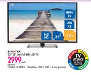 Sinotec 32"(81cm)Full HD LED TV STL-32FD16-Each