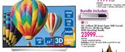 LG 55" 3D Smart Super UHD Curved LED TV Plus 3D Blu-Ray Player UHD Upscaling Bundle 55UG870T/BP740-P