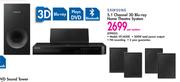 Samsung 5.1 Channel 3D Blu-Ray Home Theatre System HT-J4500-Per System