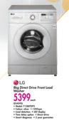 LG 8kg Direct Drive Front Load Washer F12B8TDP5