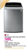 LG 15kg Hygienic Steam Top Load Washer T1532AFP5S