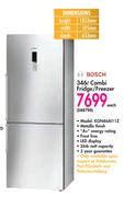 Bosch 346Ltr Combi Fridge/Freezer KGN46AI11Z-Each