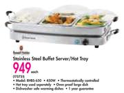 Russell Hobbs Stainless Steel Buffet Server/Hot Tray RHBS-650-Each