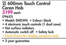 Defy 600mm Touch Control Ceran Hob DHD394-Each