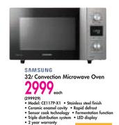 Samsung 32Ltr Convection Microwave Oven CE117P-X1-Each