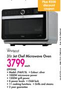 Whirlpool 31Ltr Jet Chef Microwave Oven JT469/SL-Each