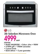 LG 38Ltr Solardom Microwave Oven MA3882QS-Each