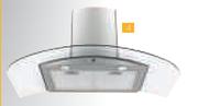 Italian Desginer 900mm Glass Chimney Cookerhood IDC-910S-Each