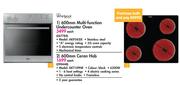 Whirlpool 600mm Multi Function Undercounter Oven AKP5431X + Whirlpool 600mm Ceran Hob AKT109NE-Each