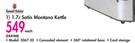 Russell Hobbs 1.7L Satin Montana Kettle 3067-20