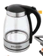 Russell Hobbs 1.7L Glass Kettle 15082-Each