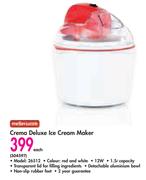 Crema Deluxe Ice Cream Maker 26512