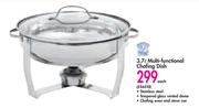 3.7Ltr Multi Functional Chafing Dish-Each