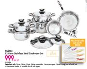 Tissoli 12 Piece Stainless Steel Cookware Set-Per Set