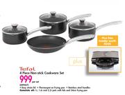 Tefal 4 Piece Non Stick Cookware Set-Per Set