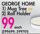 George Home Mug Tree Or Roll Holder-Each