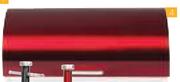 Home Living Bread Bin In Red Or Grey-Each