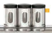 3 Piece Canister Set-Per Set